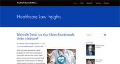 Desktop Screenshot of healthcarelawinsights.com
