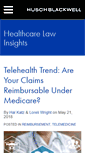Mobile Screenshot of healthcarelawinsights.com